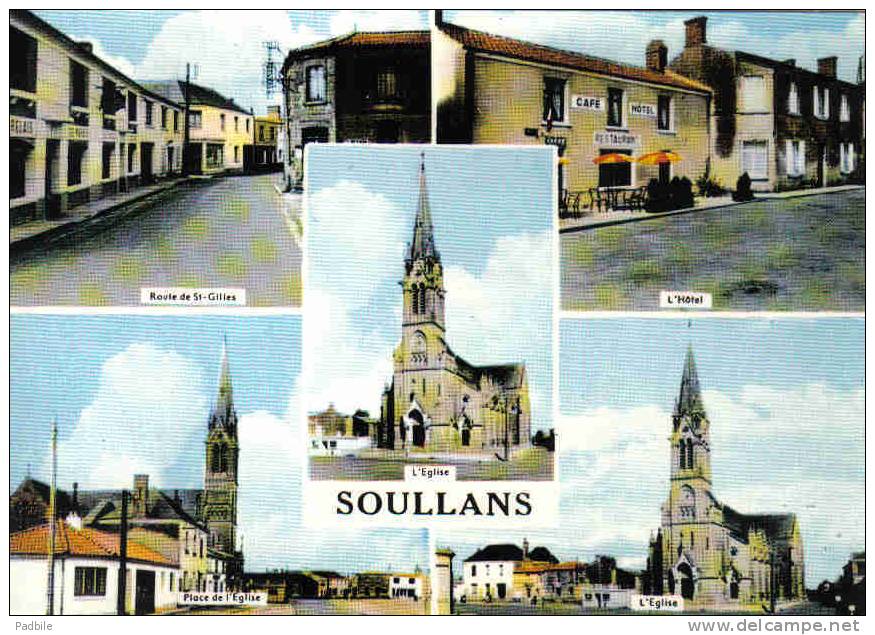 Carte Postale 85. Soullans Trés Beau Plan - Soullans