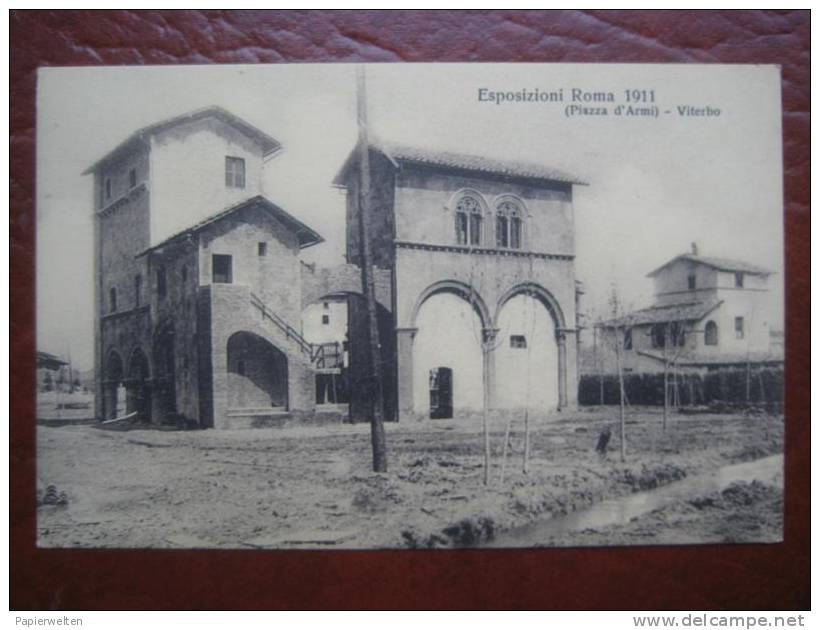 Roma - Esposizioni Roma 1911 (Piazza D´Armi): Viterbo - Tentoonstellingen