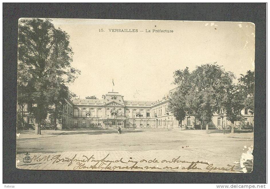 O VERSAILLES  LA PREFECTURE   1906 - Châteaux