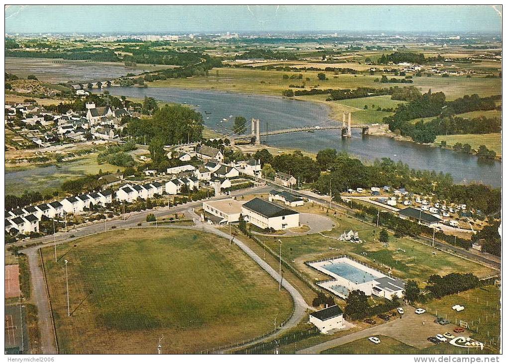 Maine Et Loire - Vue Aérienne De Bouchemaine , Terrain De Sports , Piscine Camping , Ed Photo Cim - Otros & Sin Clasificación