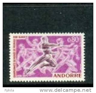 1971 ANDORRA (FRENCH) ART SKATING MICHEL: 229 MNH ** - Eiskunstlauf