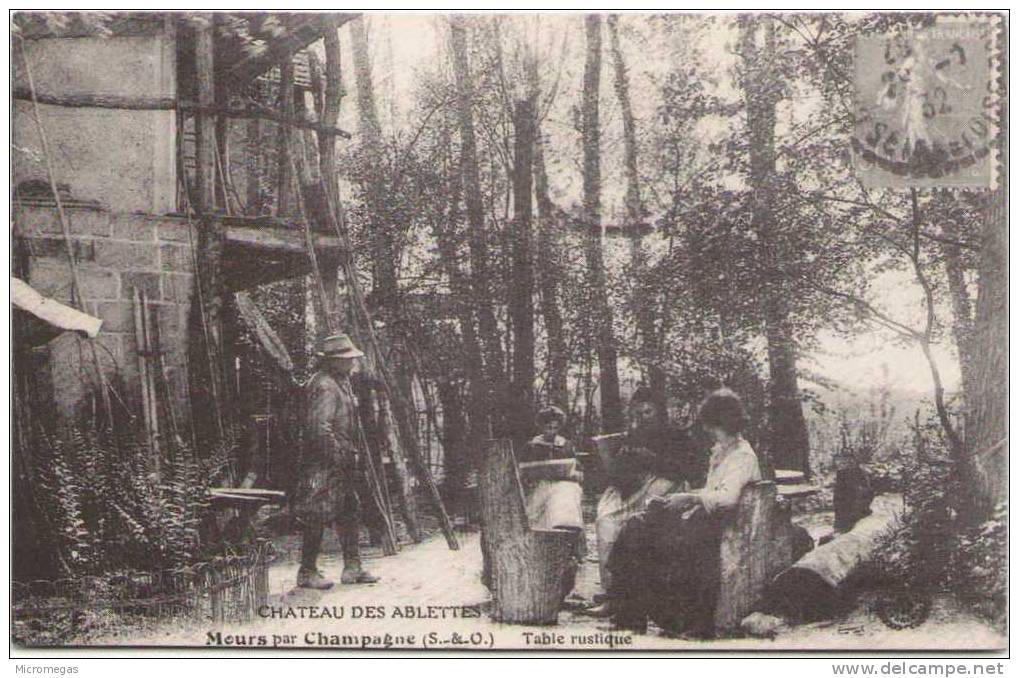 Château Des Ablettes - MOURS-PAR-CHAMPAGNE - Table Rustique - Mours