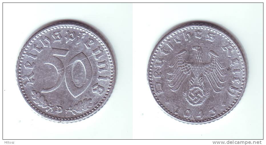 Germany 50 Reichspfennig 1943 D - 50 Reichspfennig