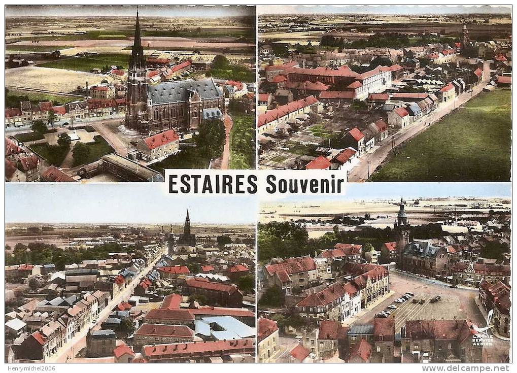 Nord - Estaires Vue Aérienne Ed Lapie - Autres & Non Classés