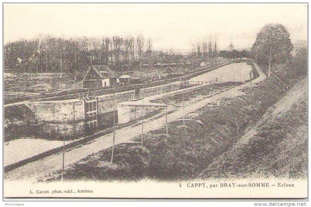 CAPPY, Par BRAY-SUR-SOMME - Ecluse - Bray Sur Somme