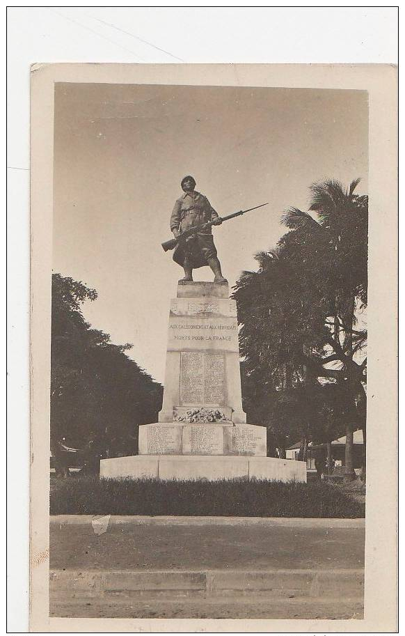 CALEDONIE NOUMEA  PHOTO Authentique MONUMENT Aux MORTS " Calédoniens Et Hébridais " 1926 - Nouvelle Calédonie