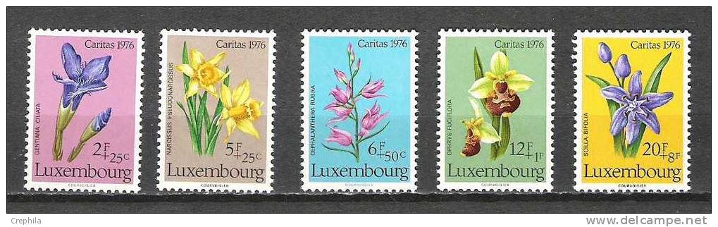 Luxembourg - 1976 - Y&T 886/90 - Neuf ** - Ongebruikt