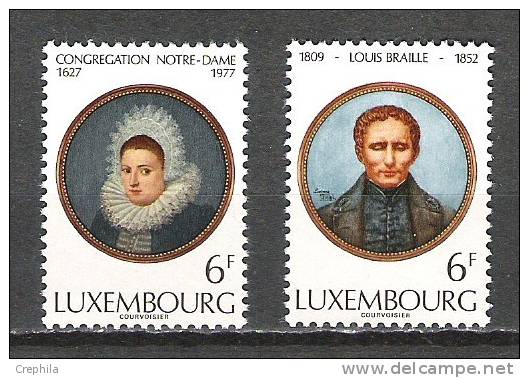 Luxembourg - 1977 - Y&T 899/900 - Neuf ** - Nuovi