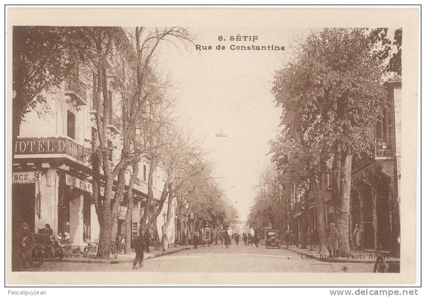 CPA SETIF - RUE DE CONSTANTINE - Sétif