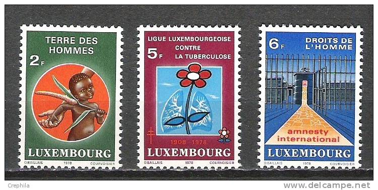 Luxembourg - 1978 - Y&T 923/5 - Neuf ** - Gebruikt