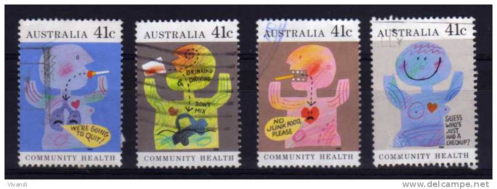 Australia - 1990 - Community Health - Used - Oblitérés