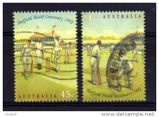 Australia - 1992 - Centenary Of Sheffield Shield Cricket Tourament - Used - Used Stamps