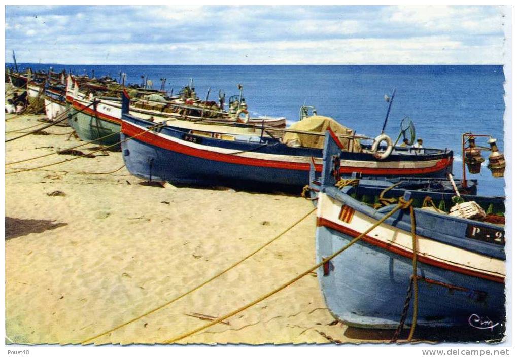 66 - LE BARCARES SUR MER - La Plage, Barques De Pêche Au Repos - Autres & Non Classés