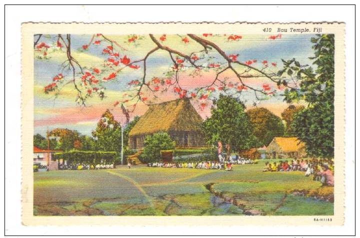 Bau Temple, Fiji, 1930-1940s - Fidji