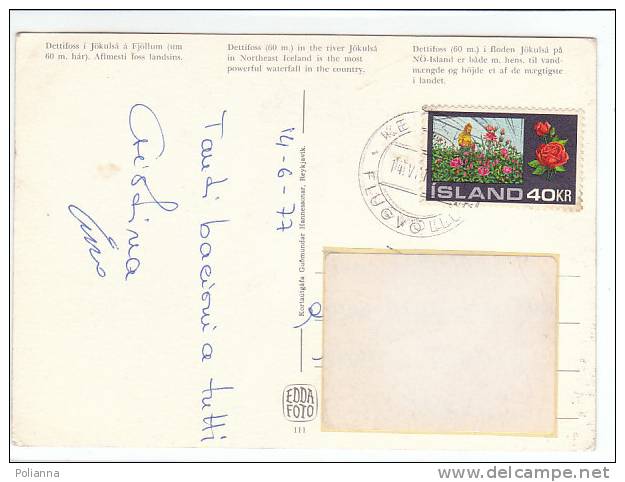 PO0079A# ISLANDA - DETTIFOSS  VG 1977 - Islandia