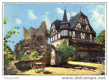 CPSM De Saverne   Le Château Du Haut Barr   Ruines Et Restaurant 1964 - Restaurantes