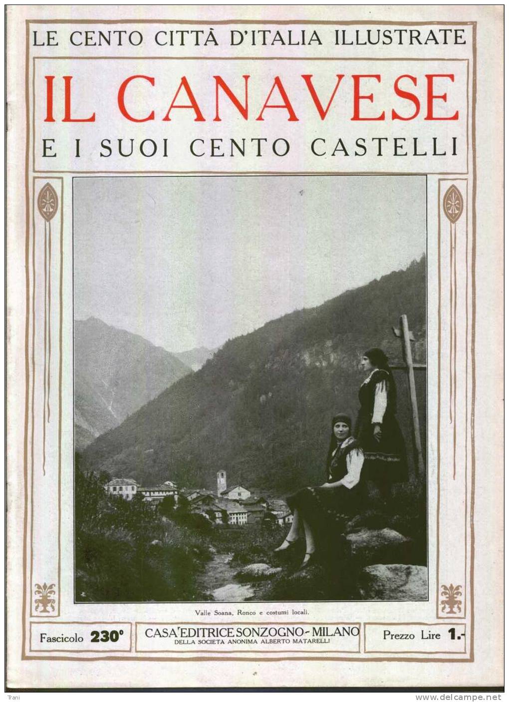 IL CANAVESE E I Suoi Cento Castelli - Anni ´20 - Documenti Storici