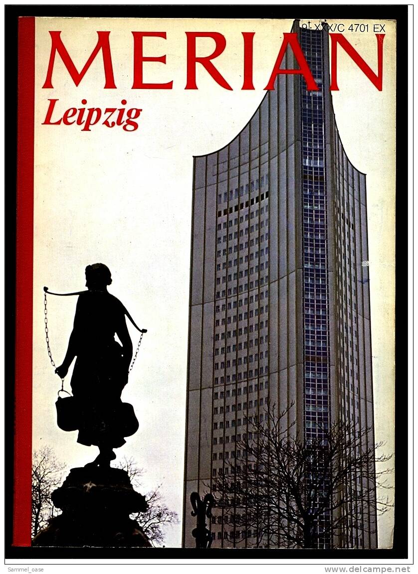 Merian Illustrierte  -  Leipzig  -  Hauptbahnhof , Völkerschlacht , Kabaretts , 800 Jahre Messe , Uvm. -  Von 1980 - Reise & Fun