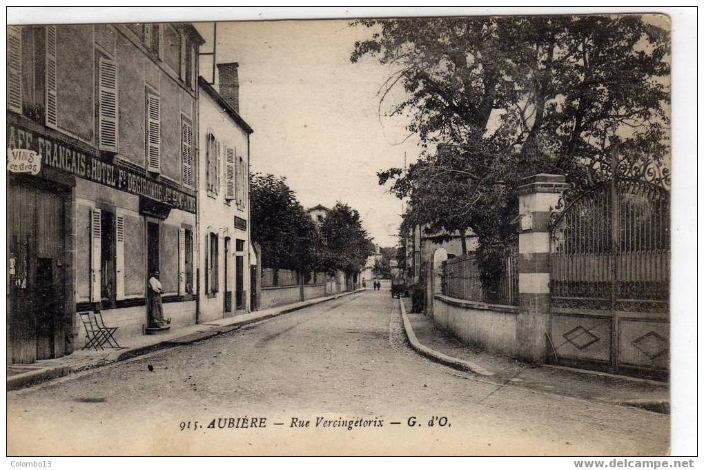 63 AUBIERE RUE VERCINGETORIX CAFE HOTEL DEGIRONDE - Aubiere