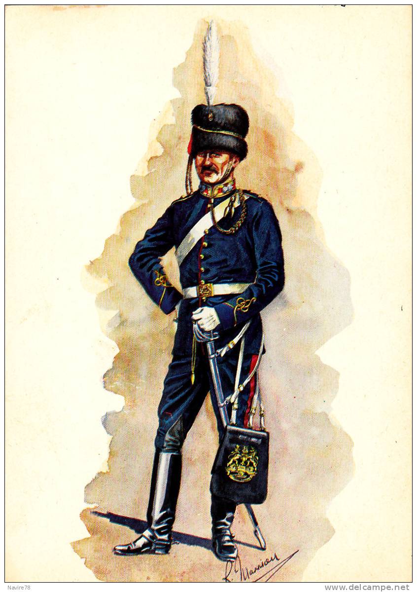 MONTREAL OFFICIER CANADIEN ARTILLERIE, CANADIAN OFFICER ARTILLERY TENUE EQUESTRE - Montreal