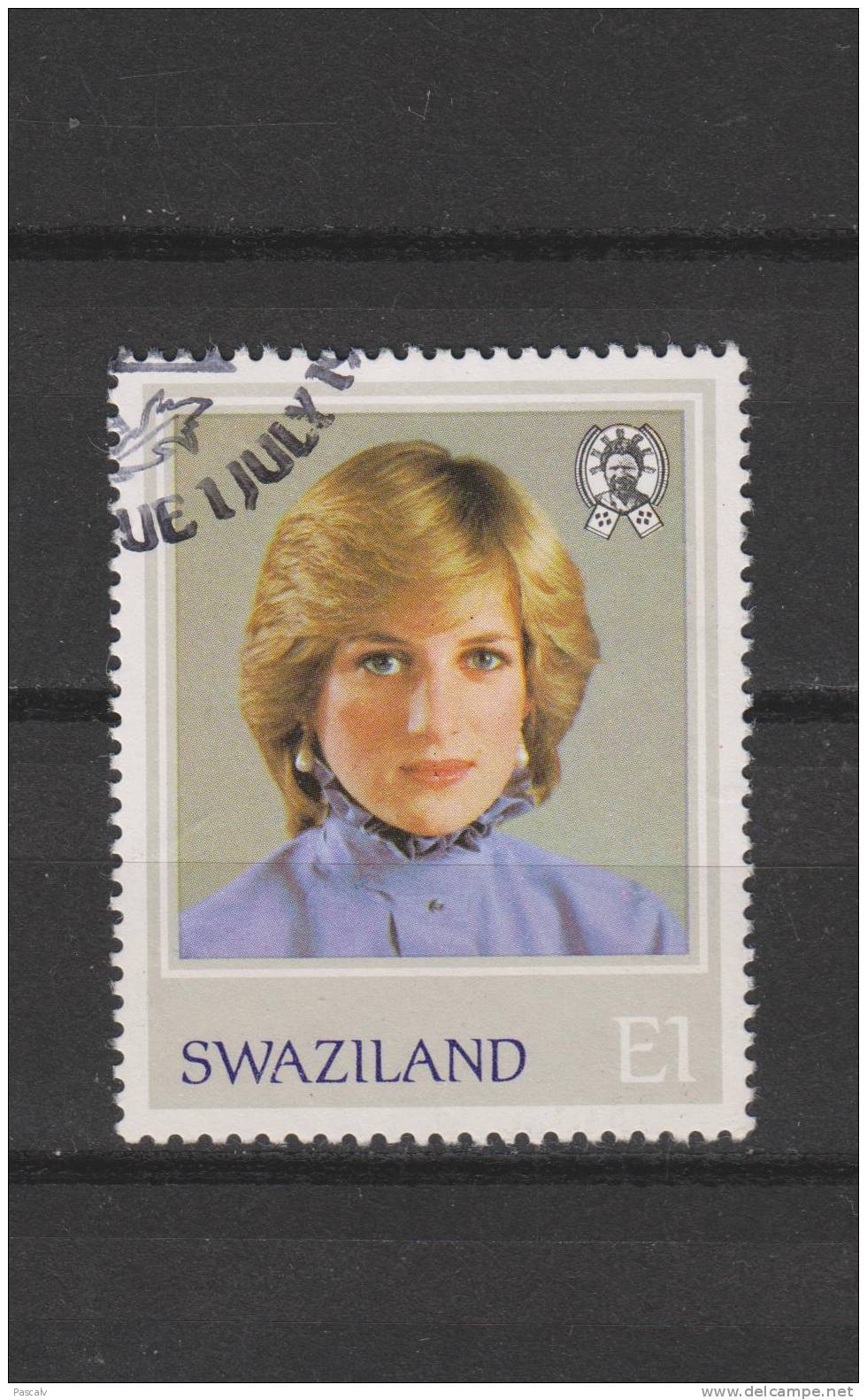 Yvert 398 Oblitéré Mariage Princesse Lady Diana - Swaziland (1968-...)