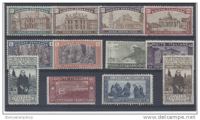 ITALY - 1924/26, 12V. - V3048 - Ungebraucht