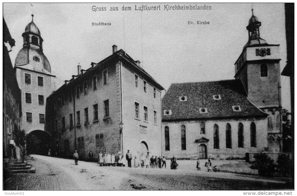 Kirchheimbolanden : Stadthaus  Ev. Kirche - Kirchheimbolanden