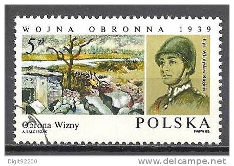 1 W Valeur Oblitérée,used - POLOGNE -  POLSKA * 1985 - N° 1021-5 - Used Stamps