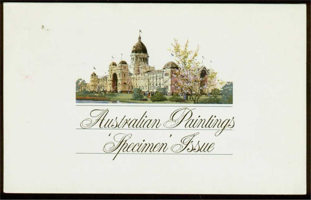 Australien Paintings Ausipex 1984 MNH Specimen  $ 10.-1977 Mi.nr. 640 + $ 5.- 1979 Mi.nr. 672 + $ 2.- Mi.nr. 753 1981 - Neufs