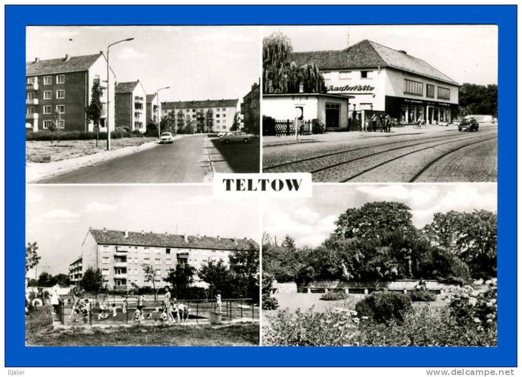 TELTOW. Multivues. (C.P.S.M.) - Teltow