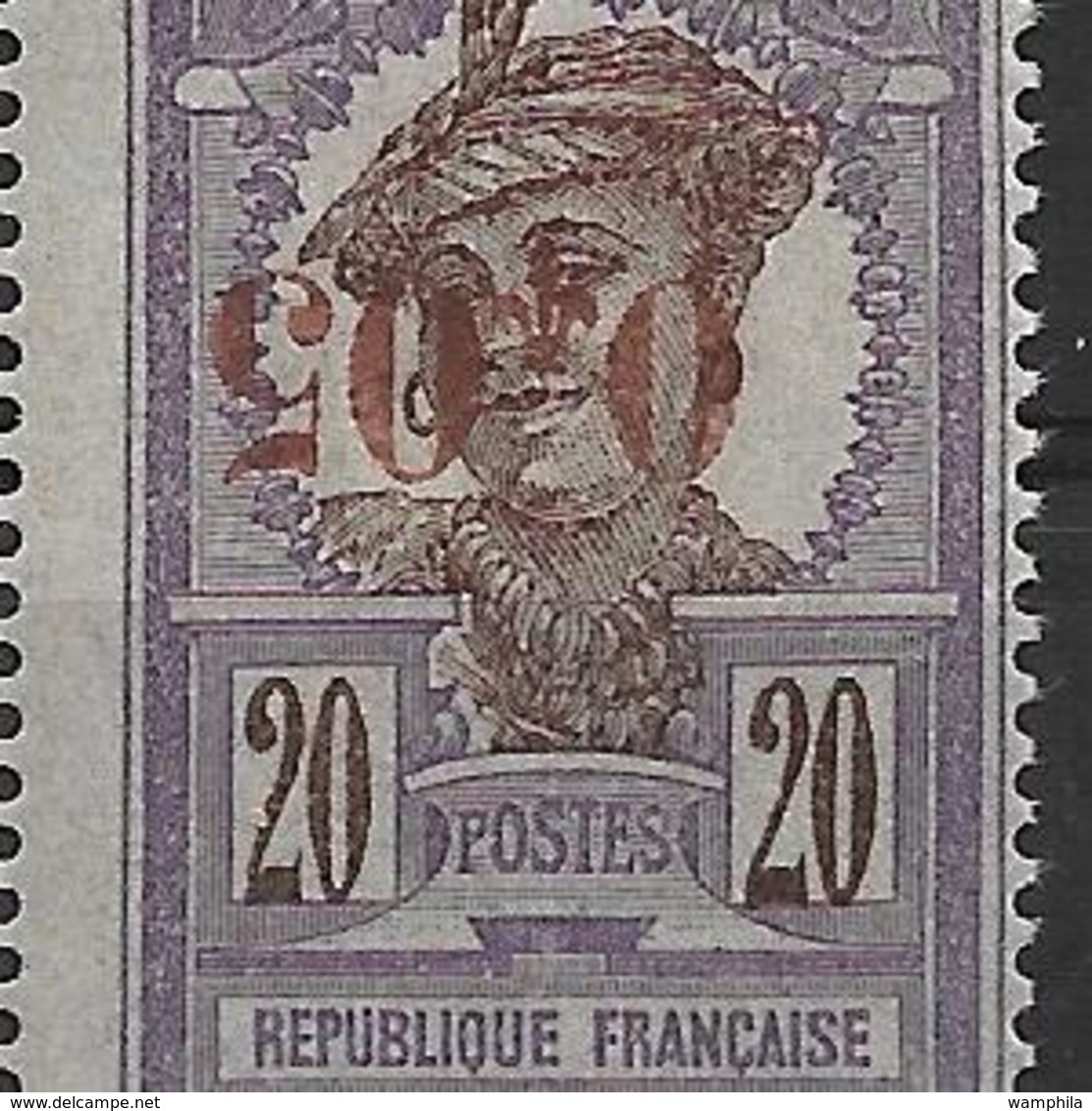 Martinique N° 106a** Variété Surcharge Renversée Une Paire Cote 260€. - Nuovi