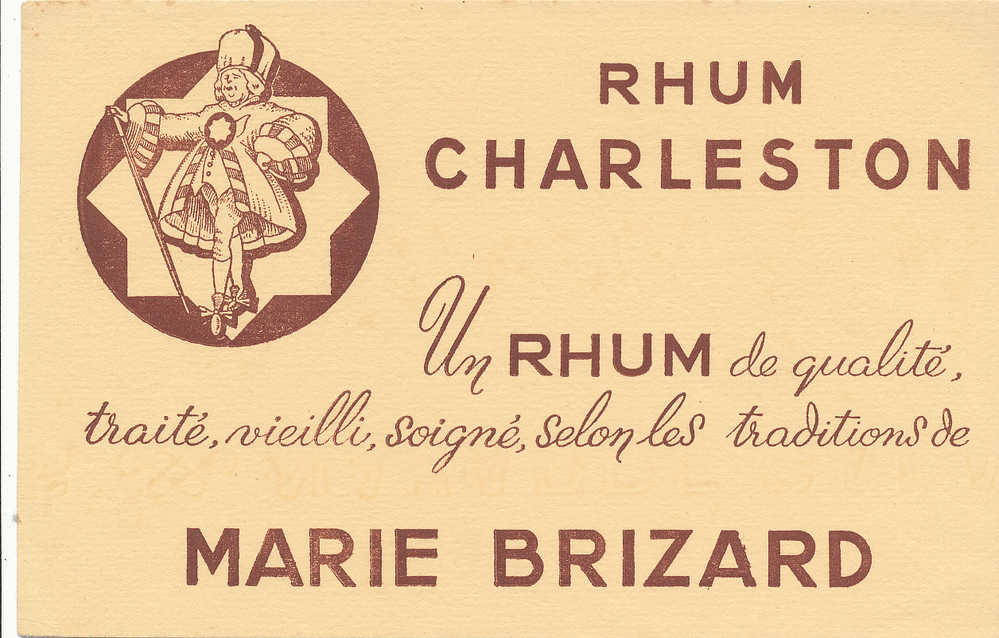 BU 267 / BUVARD     RHUM CHARLESTON - Alimentaire