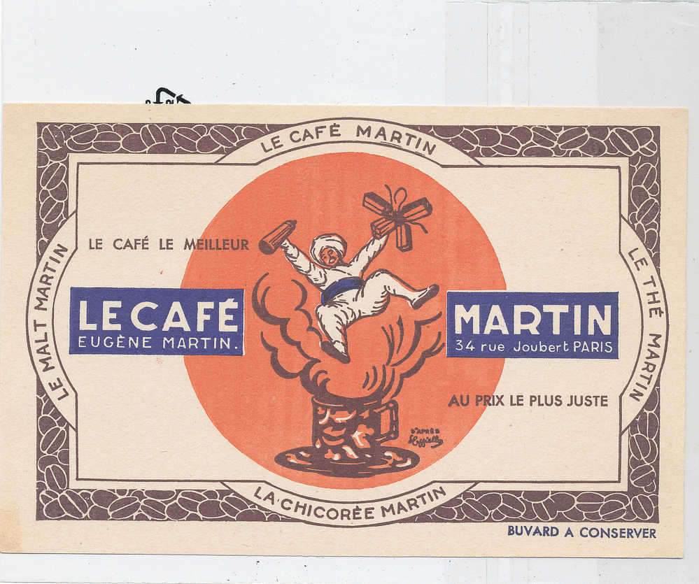 BU 272 / BUVARD       LE CAFE  EUGENE MARTIN - Café & Thé