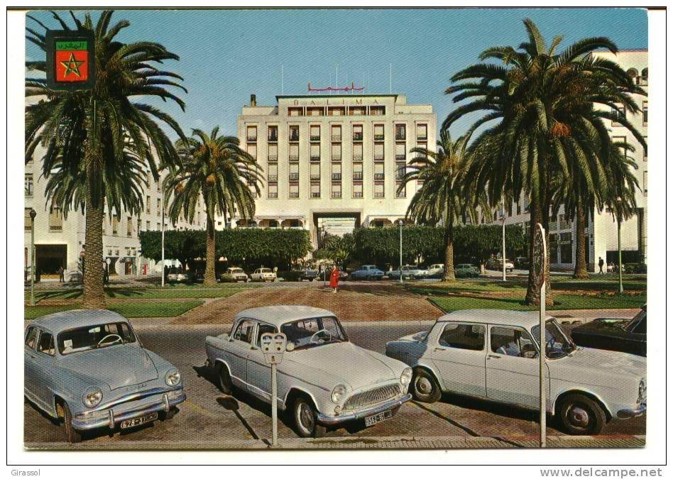 CPSM Voiture Auto  SIMCA ARONDE RABAT MAROC GROS PLAN - Voitures De Tourisme