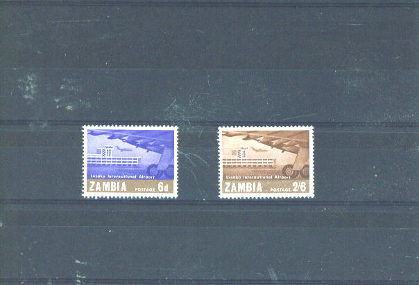 ZAMBIA  -  1967 Lusaka Airport UM - Zambie (1965-...)