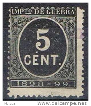 5 Cts Impuesto Guerra 1898, Num 236, VARIEDAD º - Used Stamps