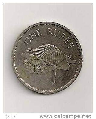 8807 REPUBLIC OF SEYCHELLES ONE RUPEE -1995- ( Tortue). - Seychellen