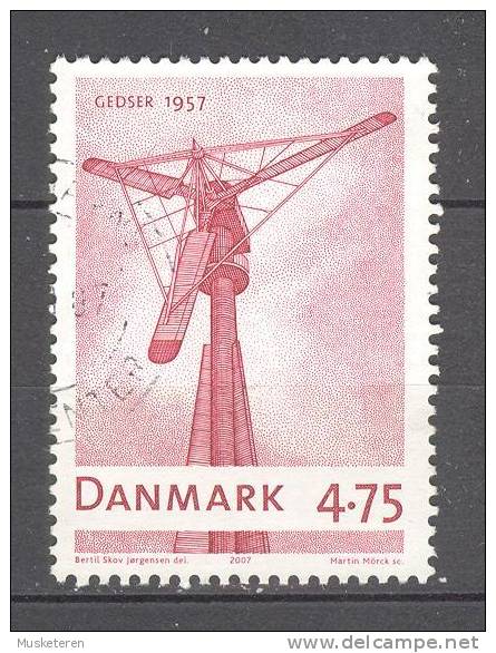 Denmark 2007 Mi. 1455  4.75 Kr Windenergieanlagen Wind Energy Plants Wind Mill Gedser - Usati