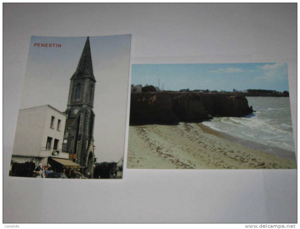 CS11 - -(vente Directe)     LOT DE 2 CARTES SUR   Pénestin Sur Mer - Pénestin