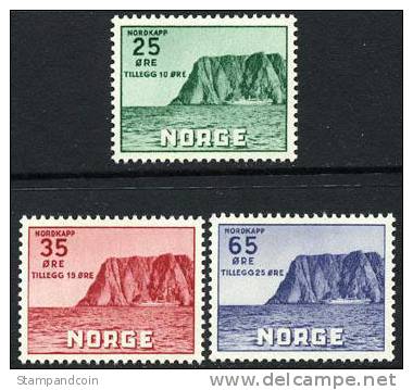 Norway B59-61 XF Mint Never Hinged North Cape Semi-Postal Set From 1957 - Unused Stamps