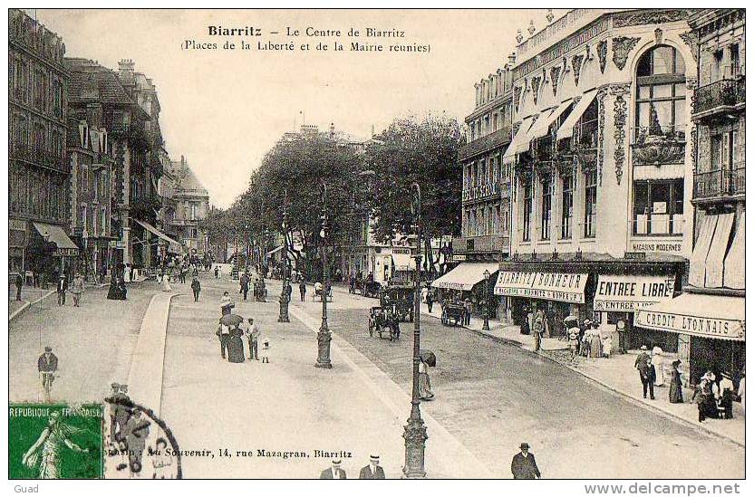 BIARRITZ - LE CENTRE  CREDIT LYONNAIS BANQUE - Biarritz