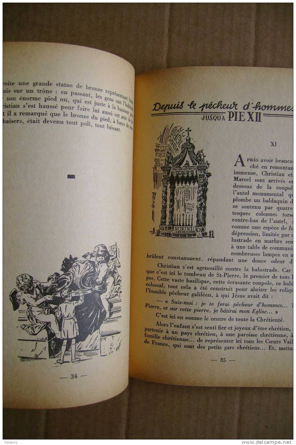 PDC/32 Abbé Jean Vignon CHRISTIAN PELERIN DE ROME Rivoire 1947?/Ill. Robert Rigot - 1901-1940