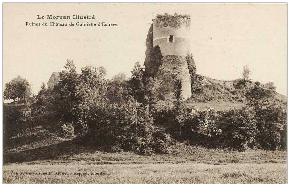 58- Ruines Du Chateau De Gabrielle D'Estrées - Autres & Non Classés