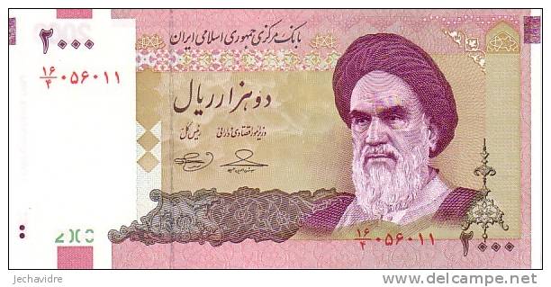 IRAN   2 000 Rials  Non Daté (2005)   Pick 144x   Signature 36     ***** BILLET  NEUF ***** - Iran