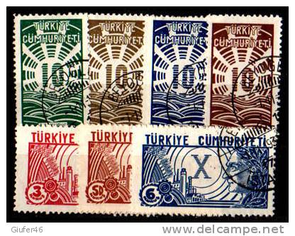 Turchia -- Serie CPL 7 Valori - Usati - 1837-1914 Smyrne