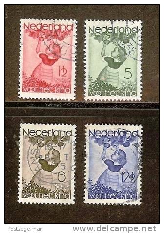 NEDERLAND 1935 Gebruikte Zegel(s) Kind 287-290 #691 - Used Stamps