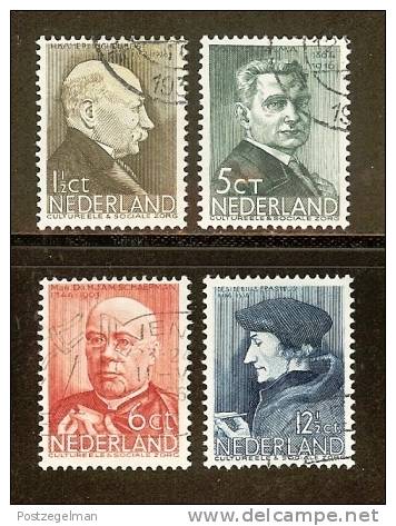 NEDERLAND 1936 Gebruikte Zegel(s) Zomer 291-294 #693 - Used Stamps