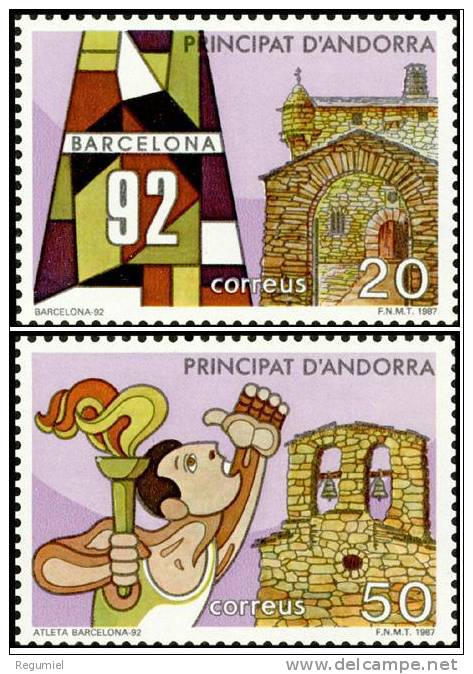 Andorra 200 SH ** Barcelona 92. 1987 - Unused Stamps