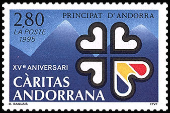 Andorra Francesa 456 ** Caritas. 1995 - Ungebraucht