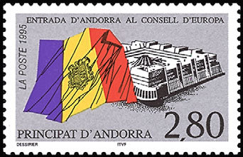 Andorra Francesa 466 ** Consejo Europeo. 1995 - Neufs